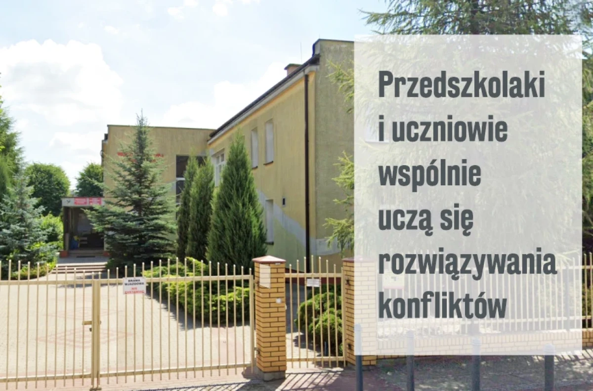 Przedszkolaki i uczniowie wspólnie uczą się rozwiązywania konfliktów