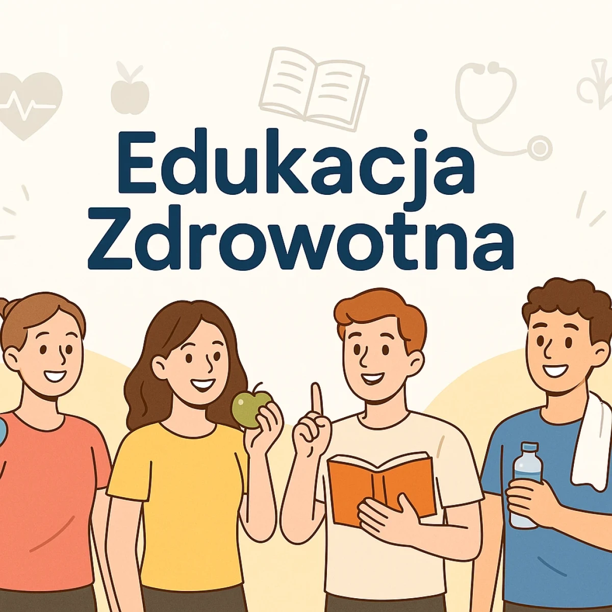 Młodzież i tytuł oferty dla nauczycieli edukacji zdrowotnej.